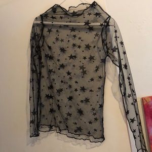 Seeing stars nasty gal sheer top